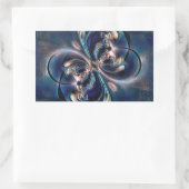 Konzept Rechteckiger Aufkleber (Tasche)