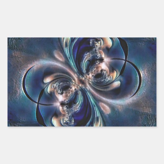 Konzept Rechteckiger Aufkleber (Vorderseite)