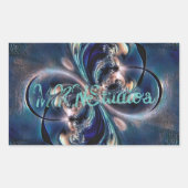 Konzept Rechteckiger Aufkleber (Vorderseite)