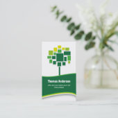 Konzept-Visitenkarte Visitenkarte (Stehend Vorderseite)