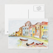 Konzept von Venedig Postkarte (Vorne/Hinten)
