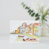 Konzept von Venedig Postkarte (Stehend Vorderseite)