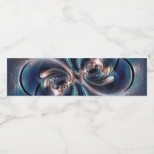 Konzept Wasserflaschenetikett (Einzelnes Label)