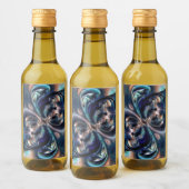 Konzept Weinetikett (Flaschen)