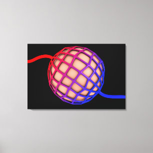 Konzeptbild von Alveolus Leinwanddruck