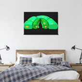 Konzeptbild von Stomata 2 Leinwanddruck (Insitu (Schlafzimmer))