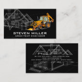 Konzepte | Architekt | Bulldozer Visitenkarte (Vorne/Hinten)