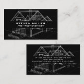 Konzepte für das Haus | Architekturdesign Visitenkarte (Vorne/Hinten)