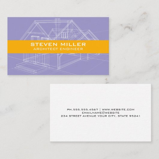 Konzepte für das Haus | Builder Visitenkarte (Vorne/Hinten)