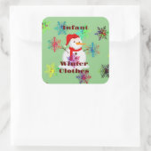 Konzepte für die Speicherung in einer Familie/ande Quadratischer Aufkleber (Tasche)