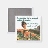 Konzepte für Kochen und Reinigung Magnet (Vorderseite/Rückseite)