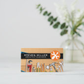 Konzepte | Handwerkzeuge | Holz Visitenkarte (Stehend Vorderseite)