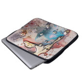 Konzeption abstrakter Malerarbeiten Laptopschutzhülle (Vorne Knopf)