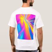Konzeption Abstrakter T - Shirt mit futuristischer (Rückseite)