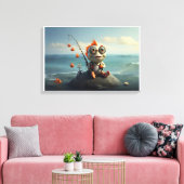 Konzeption der Fischerei Leinwanddruck (Insitu (Wohnzimmer))