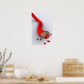 Konzeption eines Blutschiffes Poster (Küche)