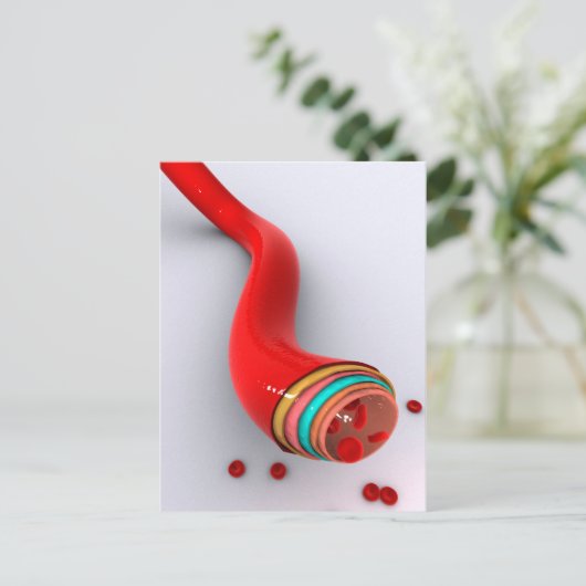 Konzeption eines Blutschiffes Postkarte (Stehend Vorderseite)