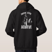 Konzeption, Glauben, Erzielen - Motivierend Umsetz Hoodie (Rückseite)