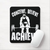 Konzeption, Glauben, Erzielen - Motivierend Umsetz Mousepad (Mit Mouse)