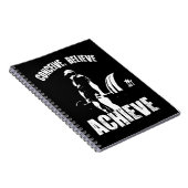 Konzeption, Glauben, Erzielen - Motivierend Umsetz Notizblock (Rechte Seite)