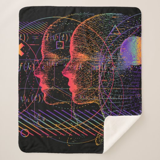 Konzeption künstlicher Intelligenz und virtueller  Sherpadecke (Vorderseite)