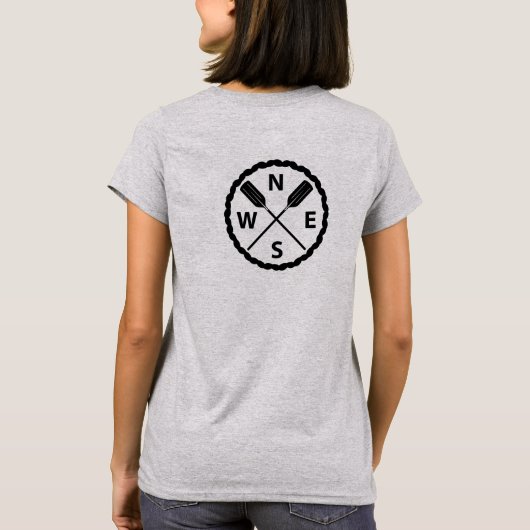 Konzeption von Paddle Explorer - T - Shirt (Rückseite)