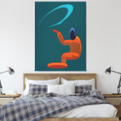 Konzeptionelle Abstrakte Kosmische Figur Leinwanddruck (Insitu (Schlafzimmer))