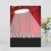 Konzeptionelle Alien UFO Überraschung Party Einlad Einladung (Stehend Vorderseite)