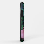 konzeptionelle hübsche rosa Blume abstrakter Stil Case-Mate iPhone Hülle (Hinten/Rechts)