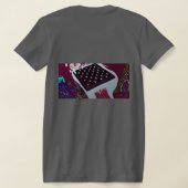 Konzeptuelle abstrakte Schachbrettlandschaft T-Shirt (AblageHinten)