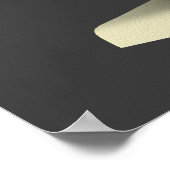 Konzeptuelles Bild der Anatomie des menschlichen A Poster (Ecke)