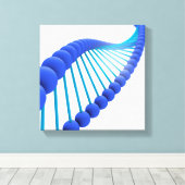 Konzeptuelles Bild der DNA 5 Leinwanddruck (Insitu (Holzboden))