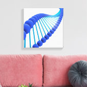 Konzeptuelles Bild der DNA 5 Leinwanddruck (Insitu (Wohnzimmer))