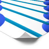 Konzeptuelles Bild der DNA 5 Poster (Ecke)