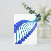 Konzeptuelles Bild der DNA 5 Postkarte (Stehend Vorderseite)