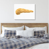 Konzeptuelles Bild der Pankreas beim Menschen Leinwanddruck (Insitu (Schlafzimmer))