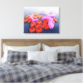 Konzeptuelles Bild der Sichelzellanämie Leinwanddruck (Insitu (Schlafzimmer))