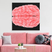 Konzeptuelles Bild des menschlichen Gehirns 10 Leinwanddruck (Insitu (Wohnzimmer))