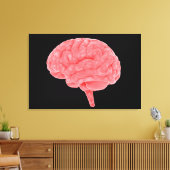Konzeptuelles Bild des menschlichen Gehirns 4 Leinwanddruck (Insitu (Wohnzimmer))