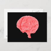 Konzeptuelles Bild des menschlichen Gehirns 5 Postkarte (Vorne/Hinten)