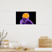 Konzeptuelles Bild des menschlichen Gehirns 8 Poster (Küche)