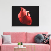 Konzeptuelles Bild des menschlichen Herzens 2 Leinwanddruck (Insitu (Wohnzimmer))