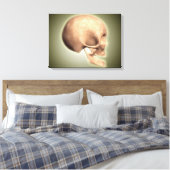 Konzeptuelles Bild des menschlichen Schädels, Seit Leinwanddruck (Insitu (Schlafzimmer))