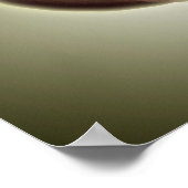 Konzeptuelles Bild des menschlichen Schädels, Seit Poster (Ecke)