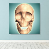Konzeptuelles Bild des menschlichen Schädels, Vord Leinwanddruck (Insitu (Holzboden))