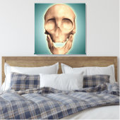 Konzeptuelles Bild des menschlichen Schädels, Vord Leinwanddruck (Insitu (Schlafzimmer))