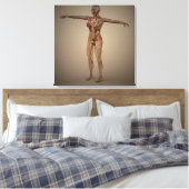 Konzeptuelles Bild des Nervensystems 2 Leinwanddruck (Insitu (Schlafzimmer))