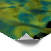 Konzeptuelles Bild des Tollwutvirus 1 Poster (Ecke)