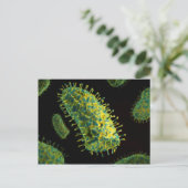 Konzeptuelles Bild des Tollwutvirus 2 Postkarte (Stehend Vorderseite)