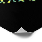 Konzeptuelles Bild des Tollwutvirus 3 Poster (Ecke)